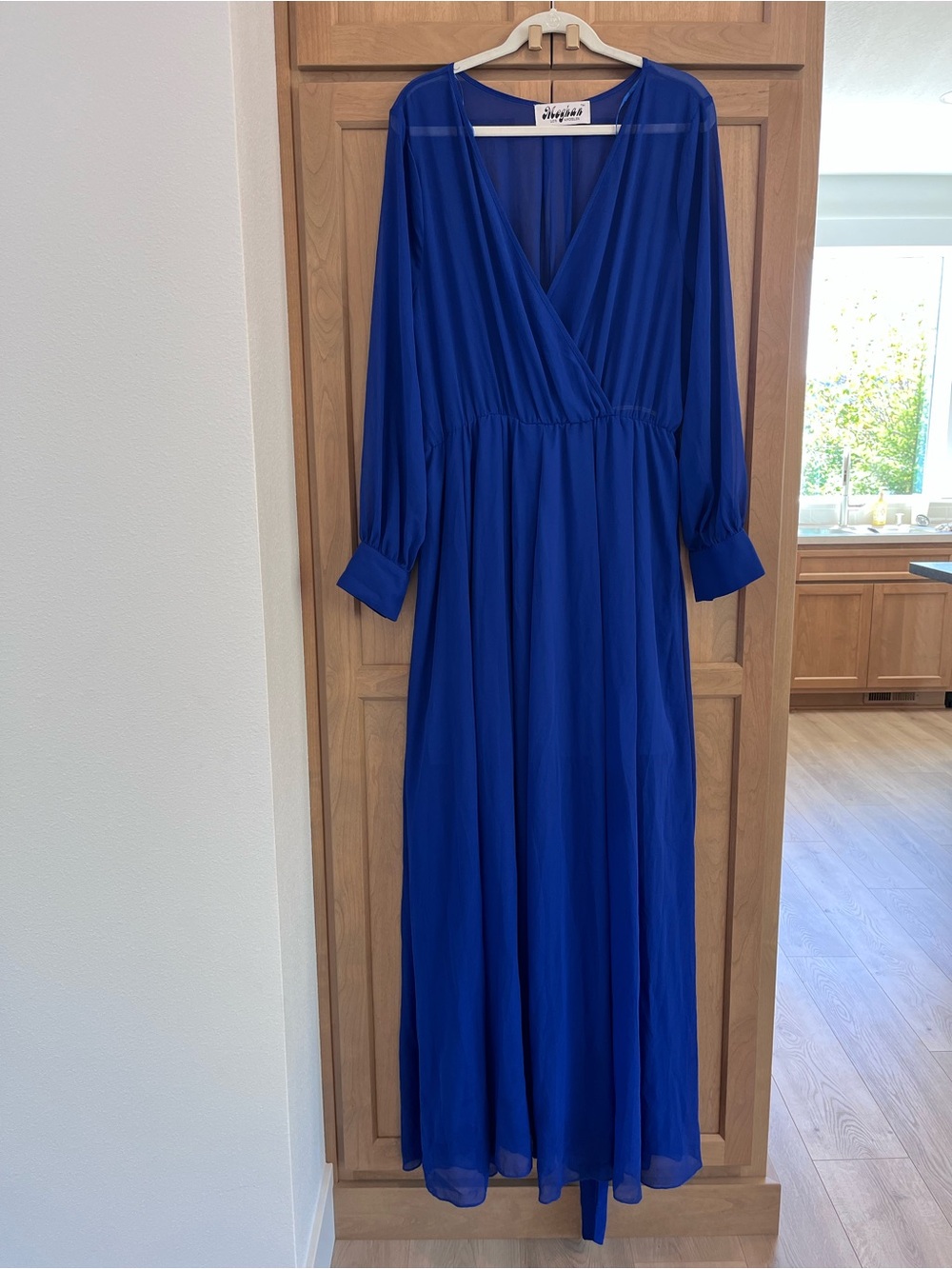Meghan LA Lilypad Maxi Dress Royal Blue